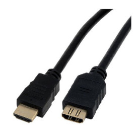 MCL MC384/3D-2M câble HDMI HDMI Type A (Standard) Noir