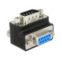 DeLOCK 65593 changeur de genre de câble VGA Noir