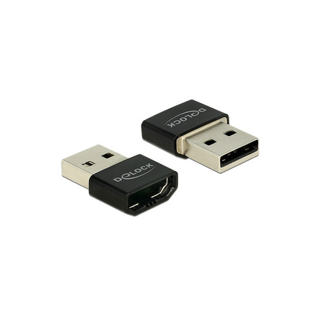 DeLOCK HDMI/USB-A adaptateur graphique USB Noir