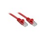 Lindy Rj45/Rj45 Cat6 3m câble de réseau Rouge U/UTP (UTP)