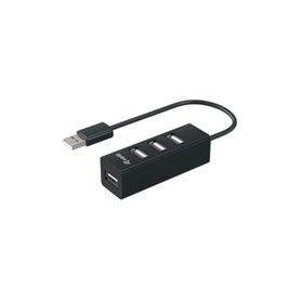 Equip 128955 hub & concentrateur USB 2.0 480 Mbit/s Noir