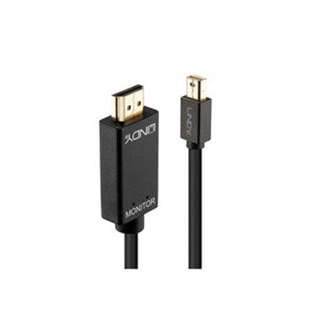 Lindy 36929 câble vidéo et adaptateur 5 m Mini DisplayPort HDMI Type A (Standard) Noir