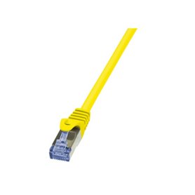 LogiLink 1m Cat.6A 10G S/FTP câble de réseau Jaune Cat6a S/FTP (S-STP)