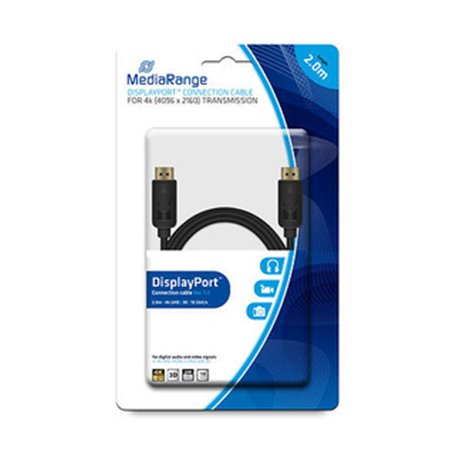 MediaRange MRCS159 câble DisplayPort 2 m Noir