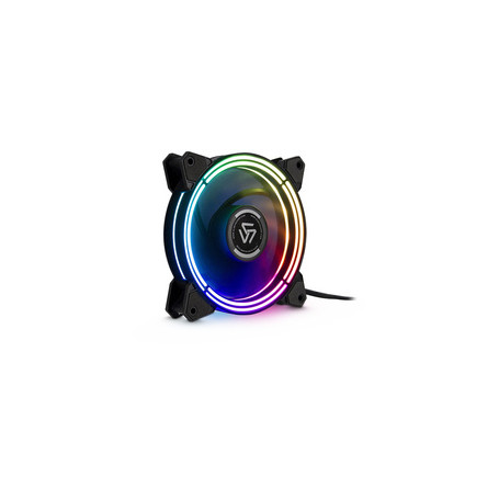 Inter-Tech Alseye Halo 3.0 Boitier PC Ventilateur 12 cm Noir