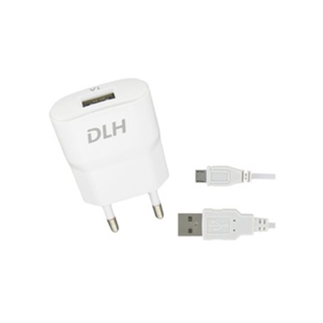 DLH CHARGEUR SECTEUR USB 5W AVEC CABLE MICRO USB