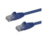 StarTech.com Câble réseau Cat6 Gigabit UTP sans crochet de 7m - Cordon Ethernet RJ45 anti-accroc - M/M - Bleu