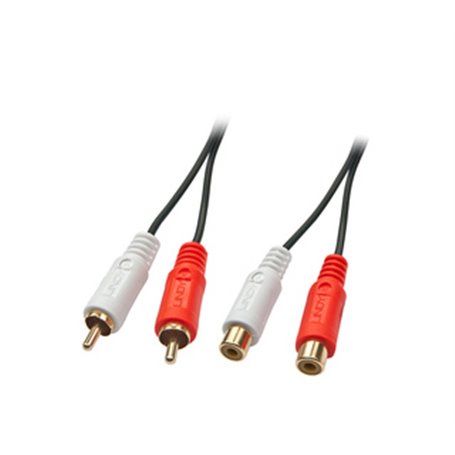 Lindy 35673 câble audio 5 m 2 x RCA Noir