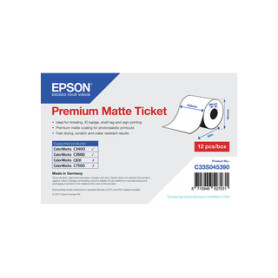 Epson Rouleau d'étiquettes Premium Matte 102mm x 50mm pour TM-C3400