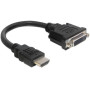 DeLOCK 0.2m HDMI-DVI M/F 0