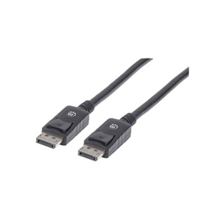 Manhattan 393799 câble DisplayPort 2 m Noir