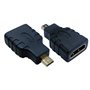 MCL CG-285 changeur de genre de câble HDMI A F HDMI micro-D M Noir