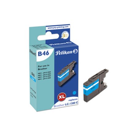 Pelikan B46 Cyan cartouche d'encre 1 pièce(s) Compatible Rendement élevé (XL)