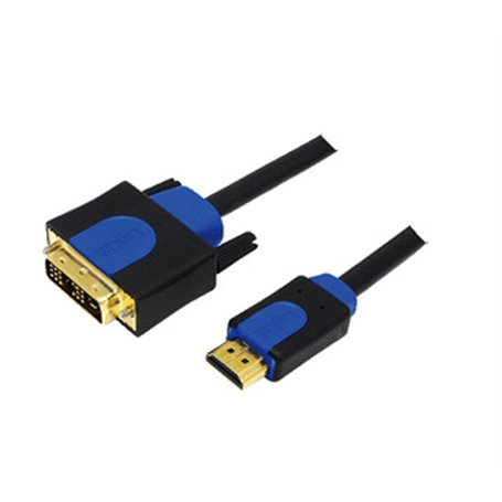 LogiLink CHB3102 câble vidéo et adaptateur 2 m HDMI DVI-D Noir