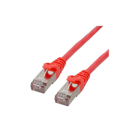 MCL FCC6ABMSHF-3M/R/10 câble de réseau Rouge Cat6a S/FTP (S-STP)