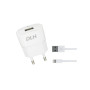 DLH CHARGEUR SECTEUR USB 5W AVEC CABLE APPLE LIGHTNING POUR IPHONE