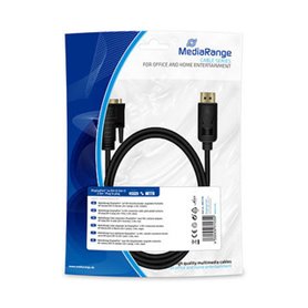 MediaRange MRCS199 câble vidéo et adaptateur 2 m DisplayPort DVI Noir