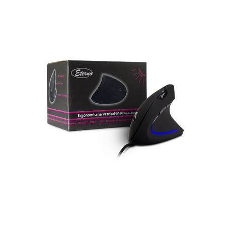 Inter-Tech KM-206WR souris Bureau Droitier USB Type-A Optique 2400 DPI