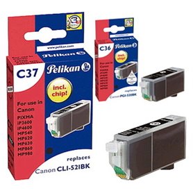 Pelikan C36/C37 cartouche d'encre 2 pièce(s) Rendement standard Noir
