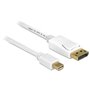 DeLOCK 83482 câble DisplayPort 2 m Mini DisplayPort Blanc