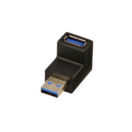 Lindy 71260 changeur de genre de câble USB A Noir