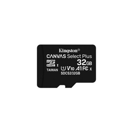 Kingston Technology Carte micSDHC Canvas Select Plus 100R A1 C10 de 32 Go + ADP