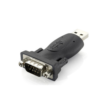 Equip 133382 changeur de genre de câble USB A RS-232 Noir