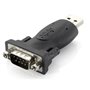 Equip 133382 changeur de genre de câble USB A RS-232 Noir