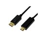 LogiLink CV0126 câble vidéo et adaptateur 1 m DisplayPort HDMI Type A (Standard) Noir