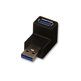 Lindy 71261 changeur de genre de câble USB 3.0 Noir