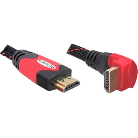 DeLOCK 3m HDMI câble HDMI HDMI Type A (Standard) Noir