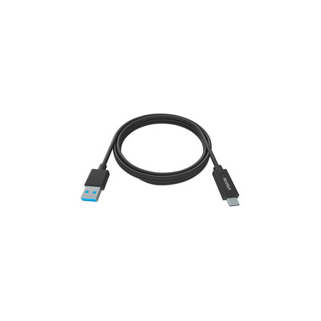 Vision TC 2MUSBCA/BL câble USB 2 m USB 3.2 Gen 1 (3.1 Gen 1) USB A USB C Noir