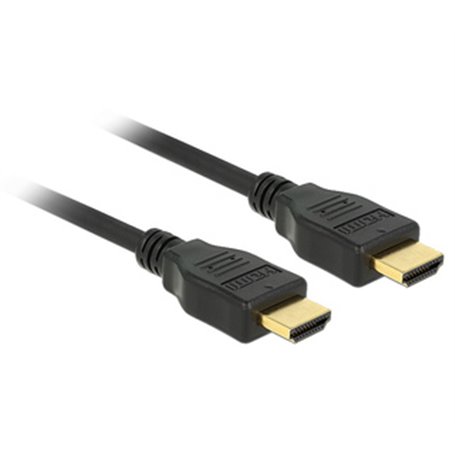 DeLOCK 84714 câble HDMI 2 m HDMI Type A (Standard) Noir