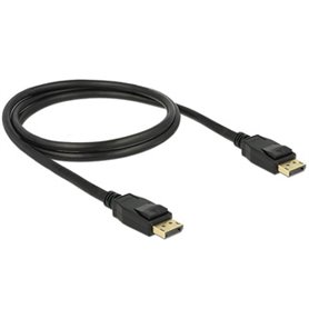 DeLOCK 1m Displayport 1.2a Noir