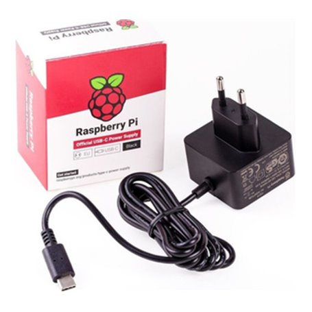 Raspberry Pi RPI PS 15W BK EU adaptateur de puissance & onduleur Intérieure 15