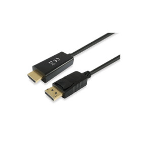 Equip 119390 câble vidéo et adaptateur 2 m DisplayPort HDMI Noir