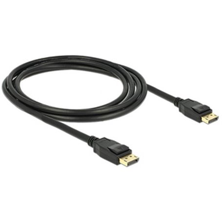 DeLOCK 2m Displayport 1.2a Noir