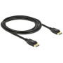 DeLOCK 2m Displayport 1.2a Noir