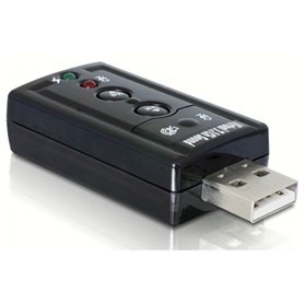 DeLOCK 61645 changeur de genre de câble USB 2.0 2x 3.5 Noir