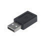 Manhattan 354653 changeur de genre de câble USB A USB C Noir