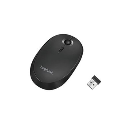 LogiLink ID0204 souris Bureau Ambidextre RF sans fil + Bluetooth 1600 DPI