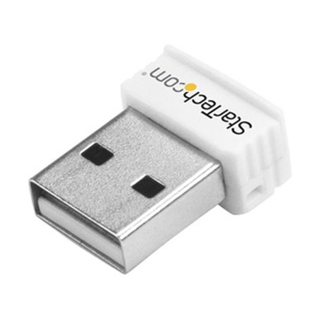 StarTech.com Mini Clé USB Sans Fil N 150 Mbps - Adaptateur USB WiFi 802.11n/g 1T1R - Blanc