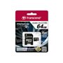 Transcend TS64GUSDU1 mémoire flash 64 Go MicroSDXC MLC Classe 10