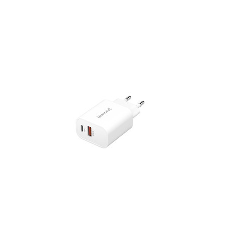 Intenso POWER ADAPTER USB-A/USB-C/7803012 Universel Blanc Secteur Charge rapide Intérieure