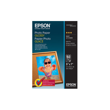 Epson Photo Paper Glossy - 13x18cm - 50 Feuilles