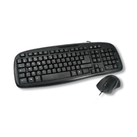 MCL ACK-2012/N clavier Souris incluse Universel USB AZERTY Français Noir