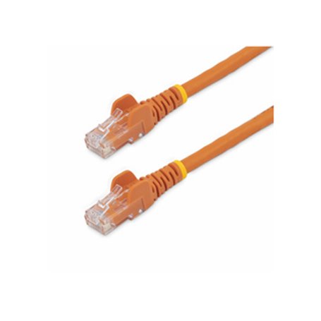 StarTech.com Câble réseau Cat6 Gigabit UTP sans crochet de 3m - Cordon Ethernet RJ45 anti-accroc - M/M - Orange