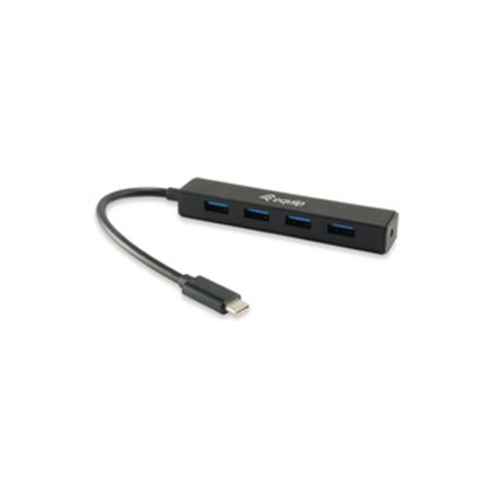 Equip 128954 hub & concentrateur USB 3.2 Gen 1 (3.1 Gen 1) Type-C 5000 Mbit/s Noir