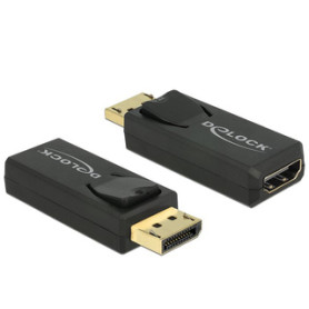 DeLOCK 65571 changeur de genre de câble Displayport 1.2 HDMI Noir