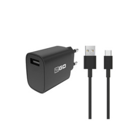 2GO 795817 chargeur d'appareils mobiles Universel Noir Secteur Charge rapide Intérieure